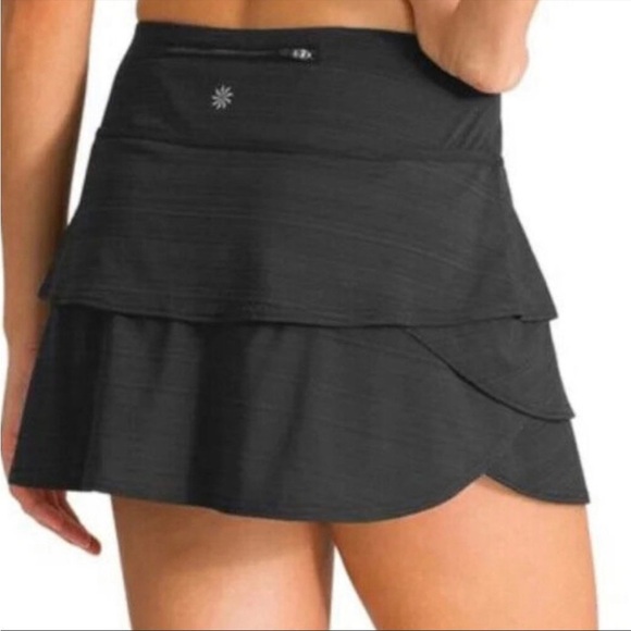 Athleta Charcoal Swagger Layered Athletic‎ Skort - Picture 4 of 12